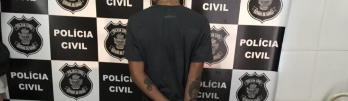 PC apreende pasta-base com adolescente em Pires do Rio