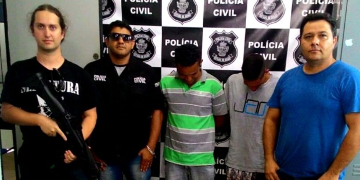 Polícia detém suspeitos e recupera veículo roubado, em Valparaíso