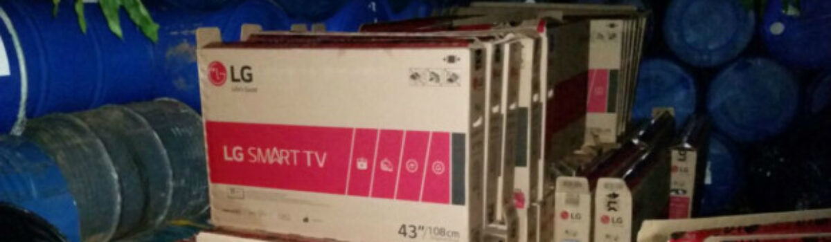 Homem é preso com 150 aparelhos de TV roubados em Aparecida de Goiânia