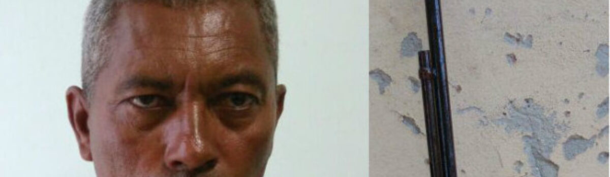 Homem é preso por porte ilegal de arma de fogo em Ivolândia