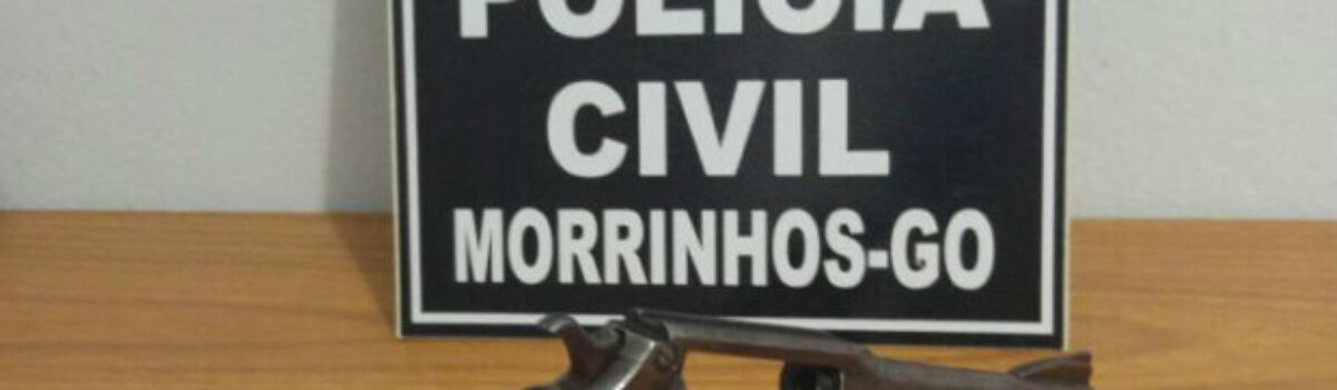 Idoso é preso por posse ilegal de arma de fogo em Morrinhos