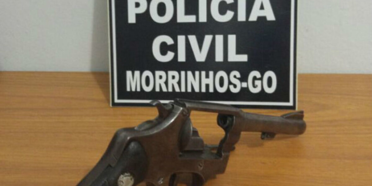Idoso é preso por posse ilegal de arma de fogo em Morrinhos