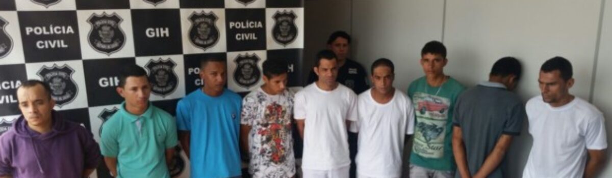 GIH de Luziânia prende 10 suspeitos de homicídio em uma semana na “Operação Gálatas”