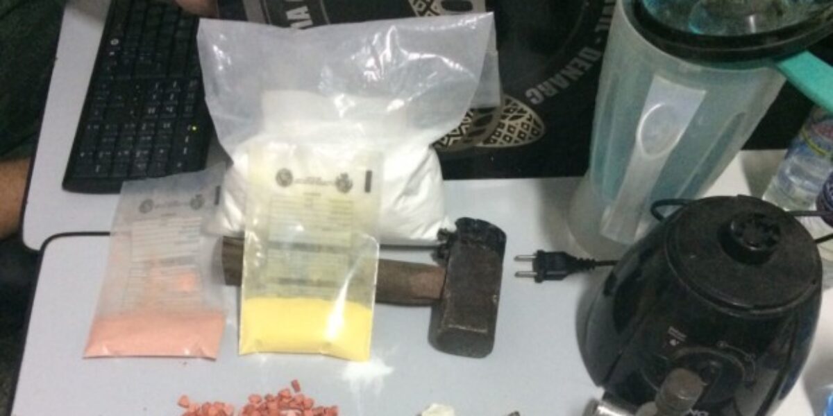 Denarc apreende menor que mantinha laboratório de drogas sintéticas