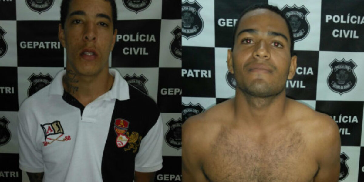Uruaçu: dupla suspeita de roubos a fazendas é presa pela Polícia Civil