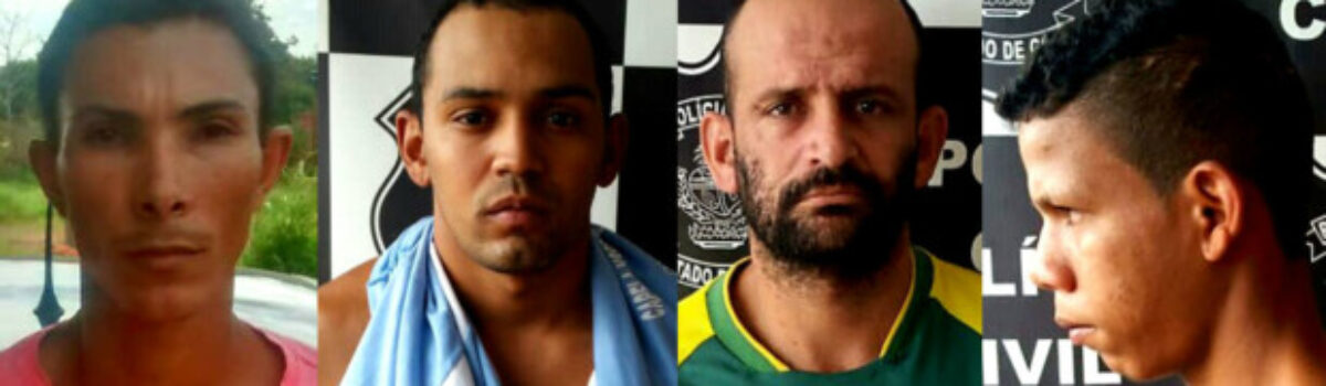 GIH de Luziânia prende quatro suspeitos de homicídio qualificado