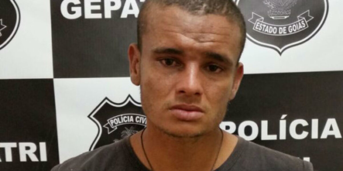 Gepatri de Itumbiara prende investigado por roubo a transeunte