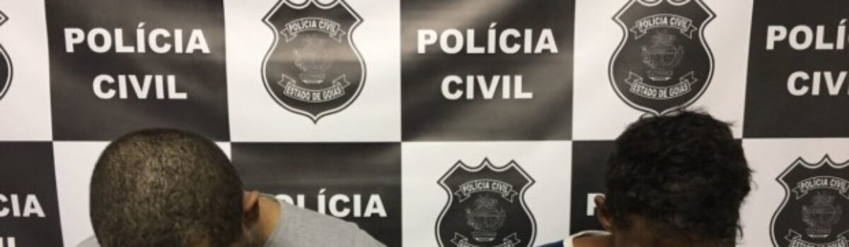 Dupla suspeita de roubo a residência é presa em Caldas Novas