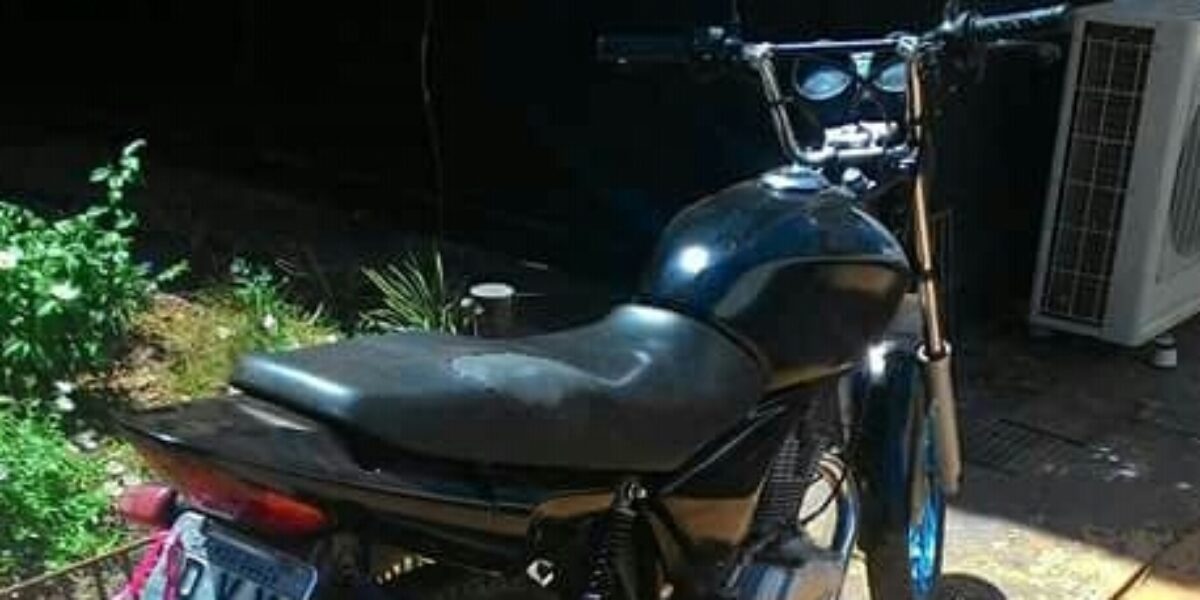 Operação em Luziânia resulta em prisão e recuperação de moto roubada