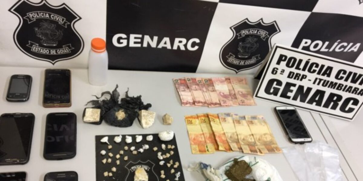 Casal é preso por tráfico de drogas em Itumbiara