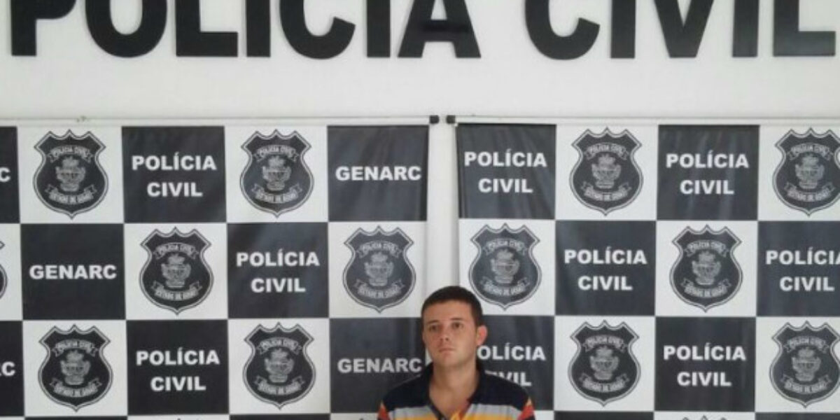 Estelionato é preso em Goianésia por crimes em Jaraguá