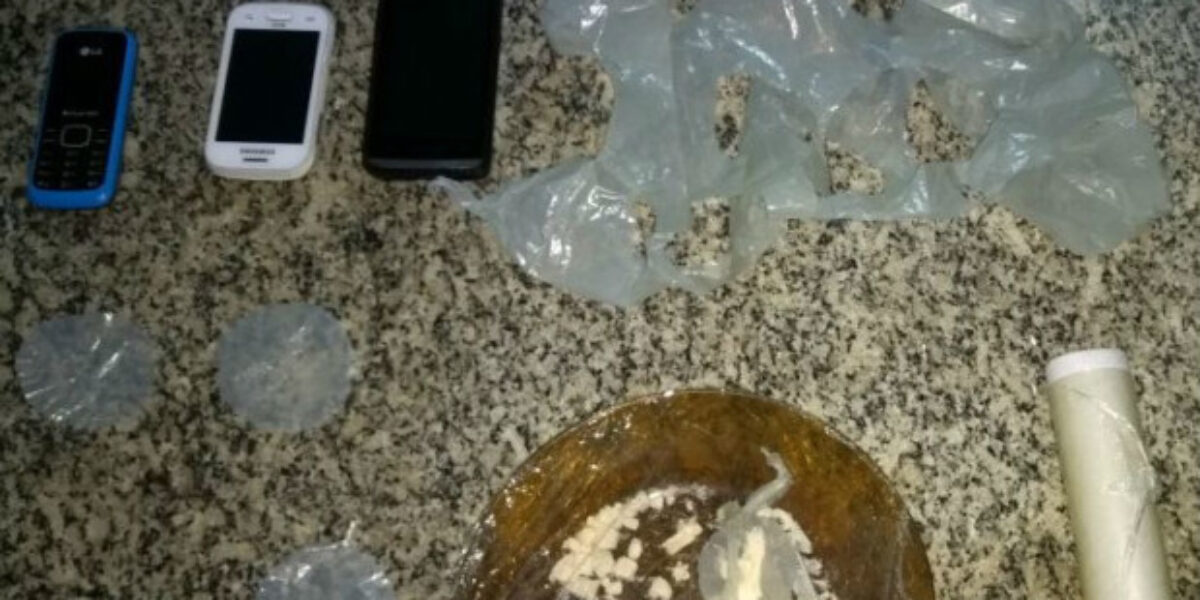 Trio é preso por tráfico de drogas em Porangatu