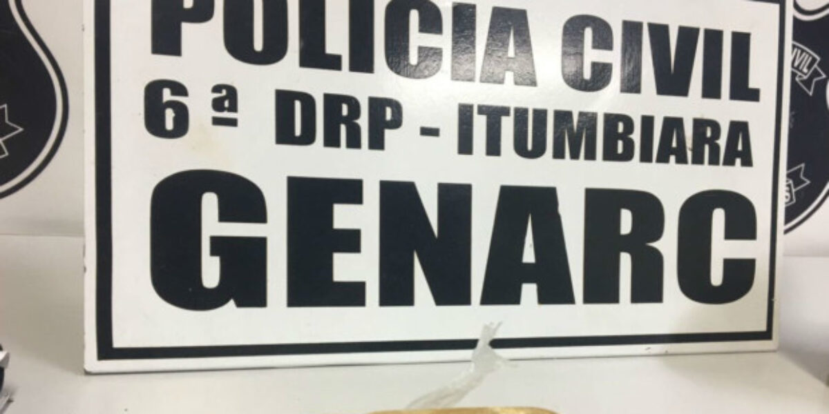 Genarc de Itumbiara prende traficante em flagrante na posse de 200g de crack