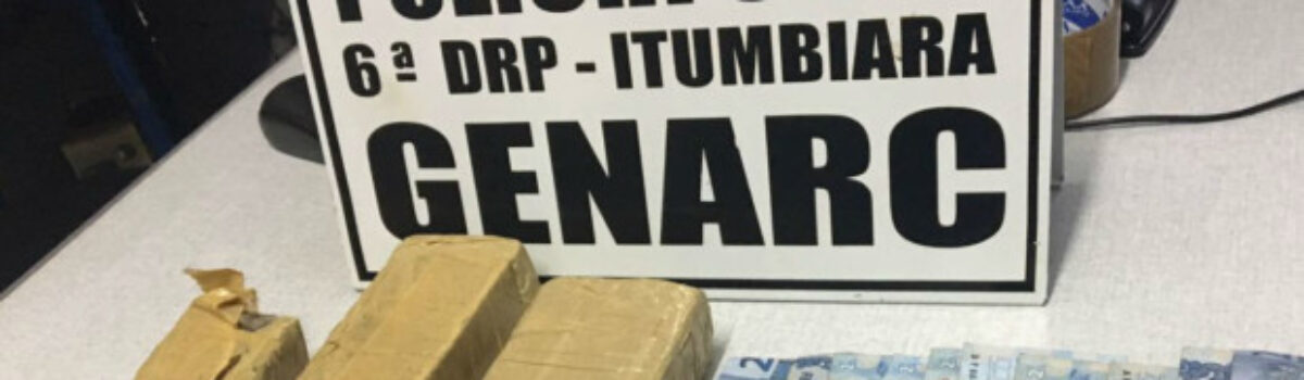 Genarc de Itumbiara prende traficantes em flagrante em Morrinhos