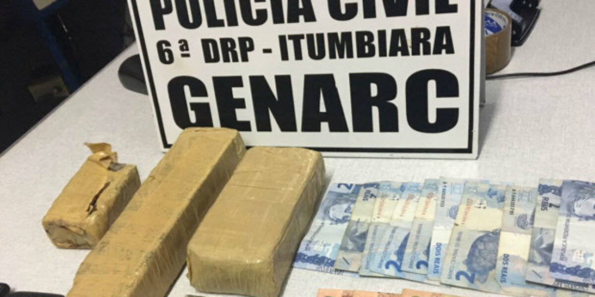 Genarc de Itumbiara prende traficantes em flagrante em Morrinhos