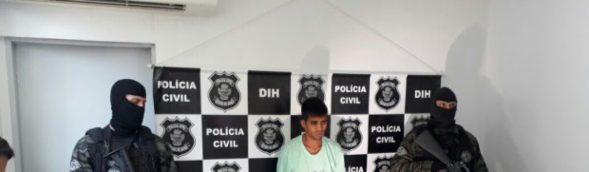 DIH apresenta homem que matou filho de PM por dívida de R$ 400