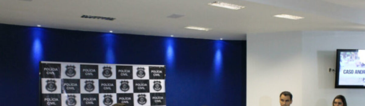 DIH apresenta presos do caso Andressa e Uênio a imprensa e parentes da adolescente morta