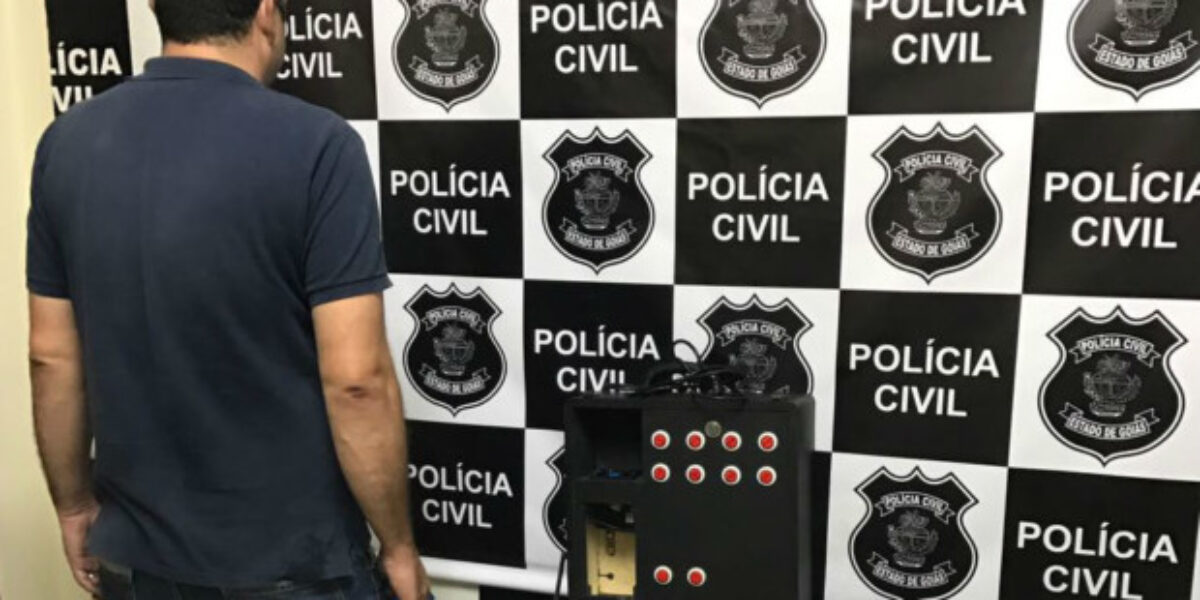 No Bairro Goiá, Polícia Civil fecha casa de jogos de azar e autua dois autores