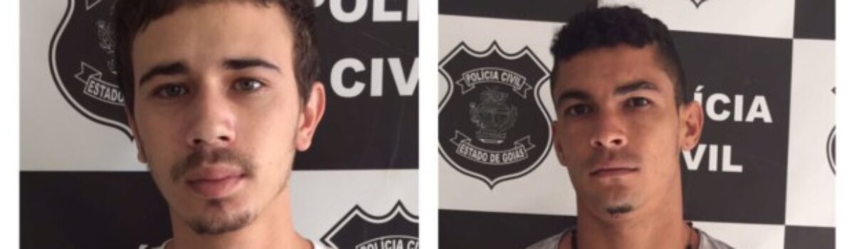 Autores de roubo a comércio são identificados e presos em Goiatuba