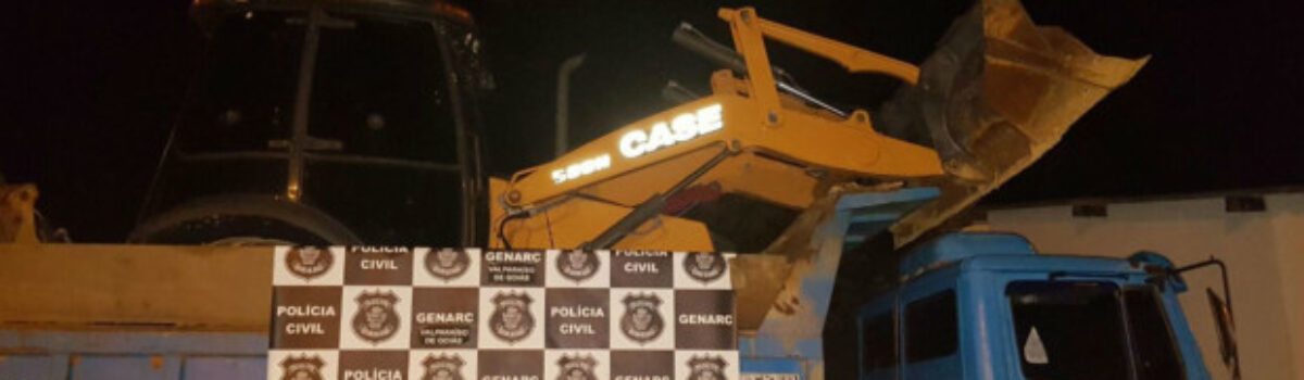 Genarc de Valparaíso recupera retroescavadeira não-segurada avaliada em R$250 mil