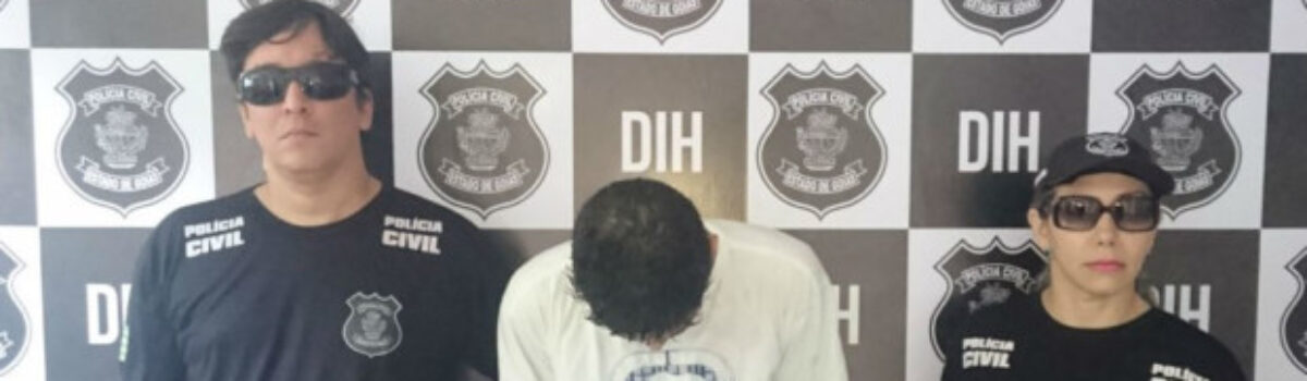 Delegacia de Homicídios apresenta autor de homicídio ocorrido em 2015