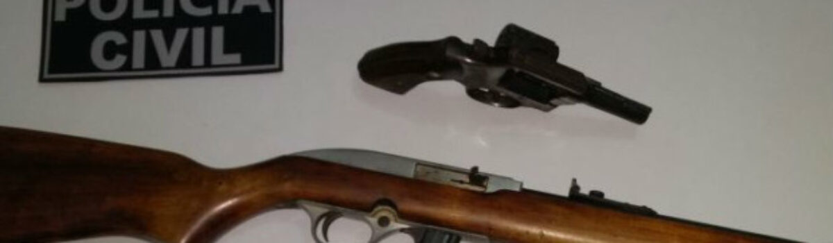 Homem é preso em Bonópolis por posse ilegal de arma de fogo