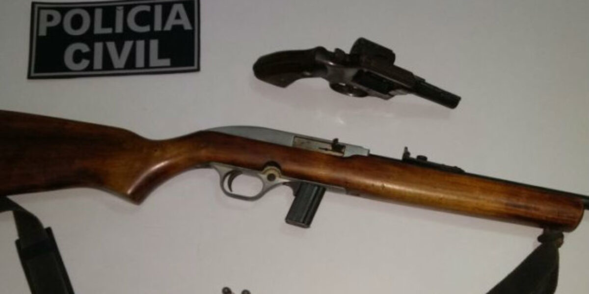 Homem é preso em Bonópolis por posse ilegal de arma de fogo