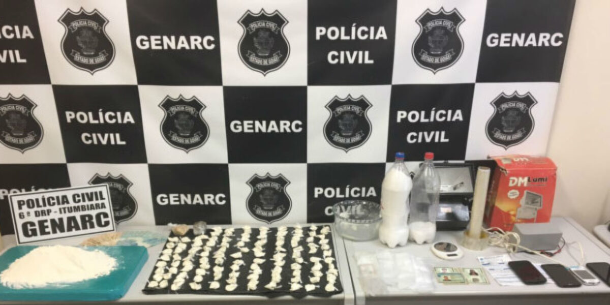 Polícia Civil estoura laboratório de cocaína em Itumbiara