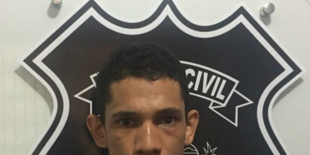 PC cumpre mandado de prisão contra assaltante de caminhonete em Rio Quente