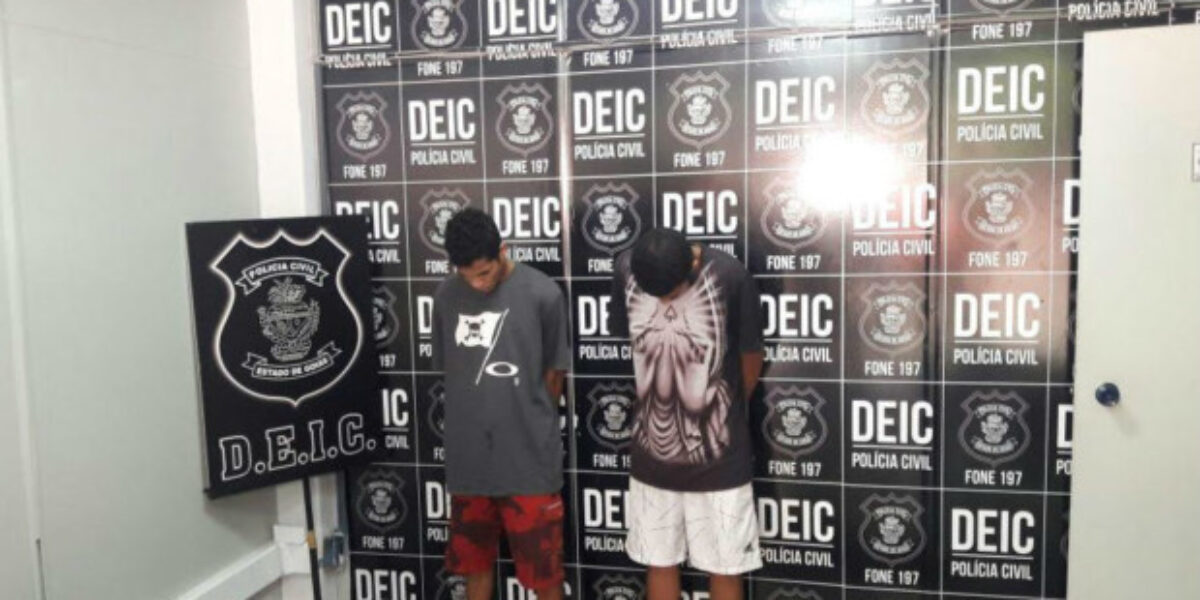 Polícia prende dupla que fazia arrastões em colégios de Trindade