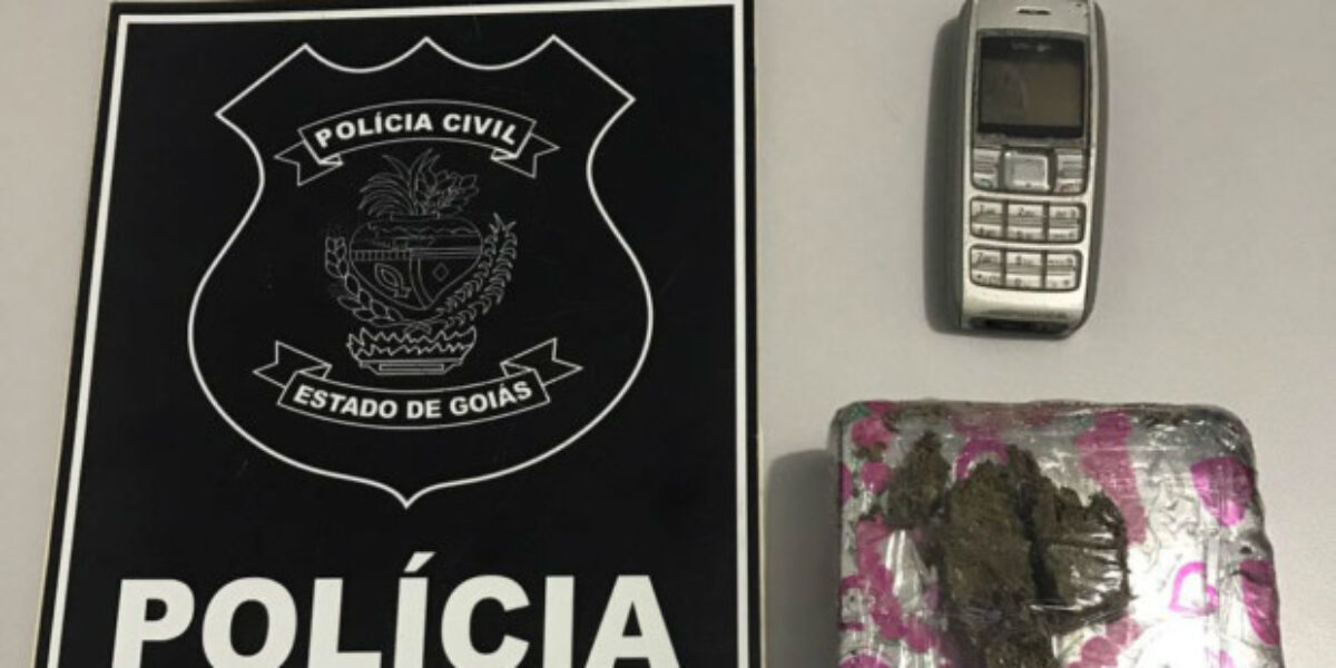 Suspeito de tráfico é preso ao desembarcar com drogas em Morrinhos