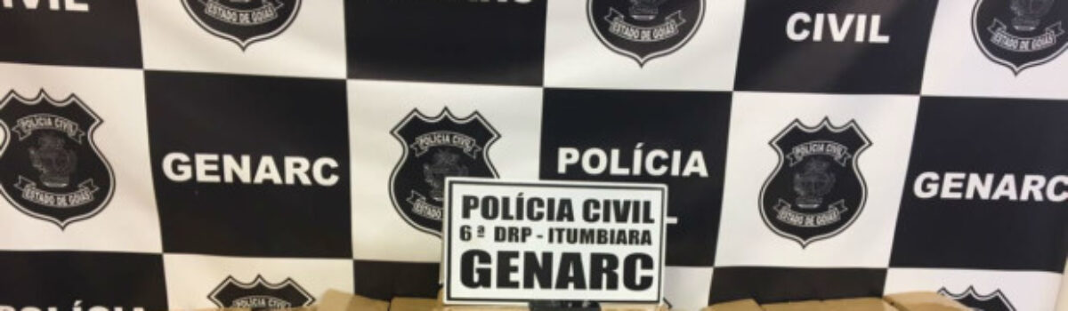 Genarc de Itumbiara apreende 260kg de drogas na “Operação Workaholic”