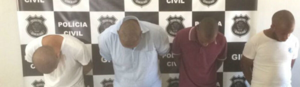 Suspeitos do assassinato de transexual são apresentados em Anápolis