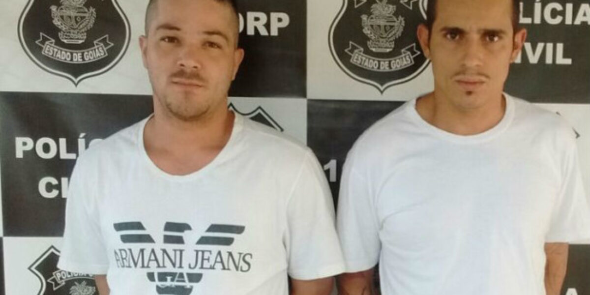 Assaltantes contumazes são presos por PC de Ceres e Rialma