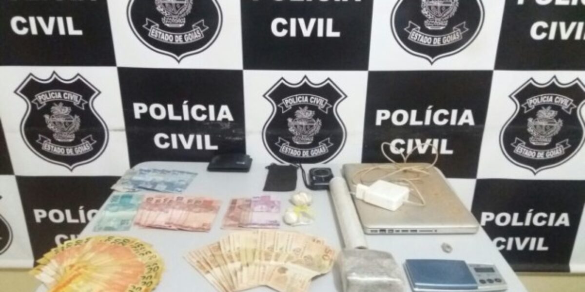 Suspeito de tráfico em São João D’Aliança é preso por policiais civis