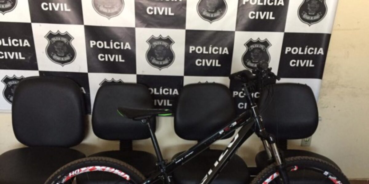 Suspeito de recepção é preso de posse de bicicleta roubada