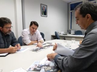 Jeferson, Marcos e Maciel discutem novos projetos