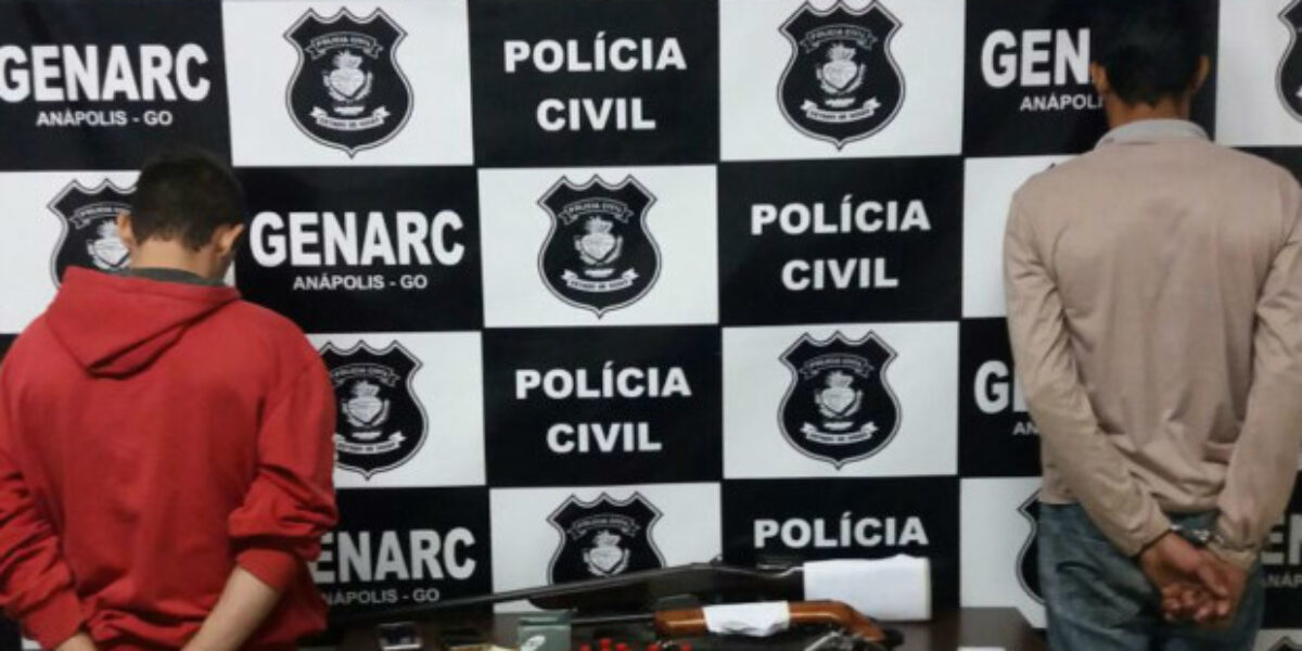 Operação em Anápolis resulta em apreensão de armas e drogas