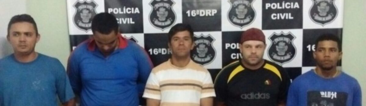 Polícia Civil de Ceres prende cinco receptadores de objetos furtados