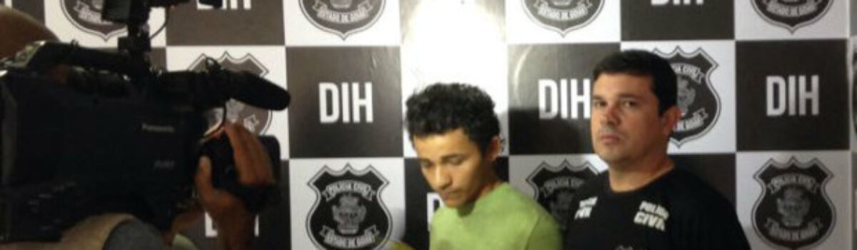 DIH apresenta suspeito de homicídio cometido entre criminosos em razão de desentendimento quanto a roubo de motocicleta