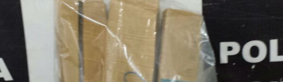 Iporá: PC apreende 5 tijolos de maconha e crack que seriam vendidos na cidade
