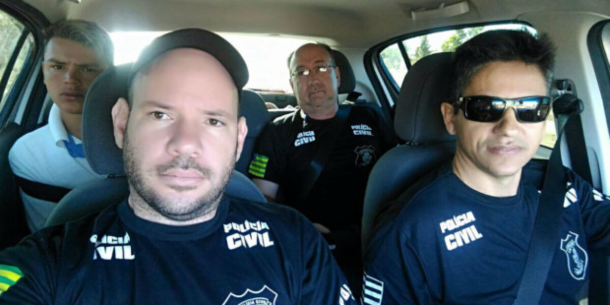 Policiais de São Luís de Montes Belos vão à Bahia e prendem autor de homicídio no município goiano