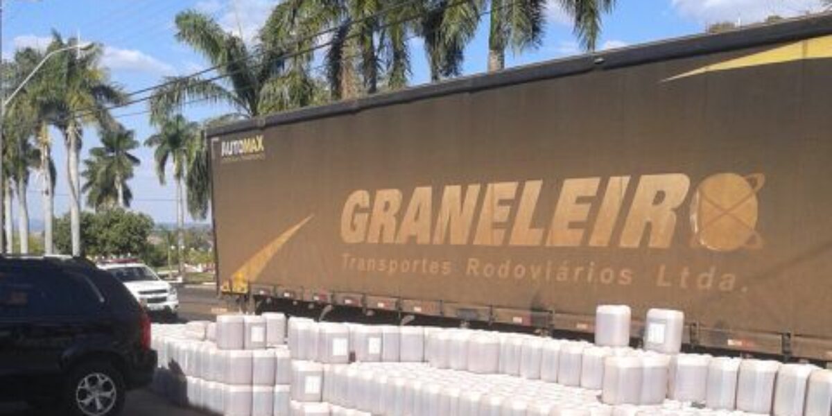 Decar recupera carga de defensivos agrícolas avaliada em R$ 500 mil