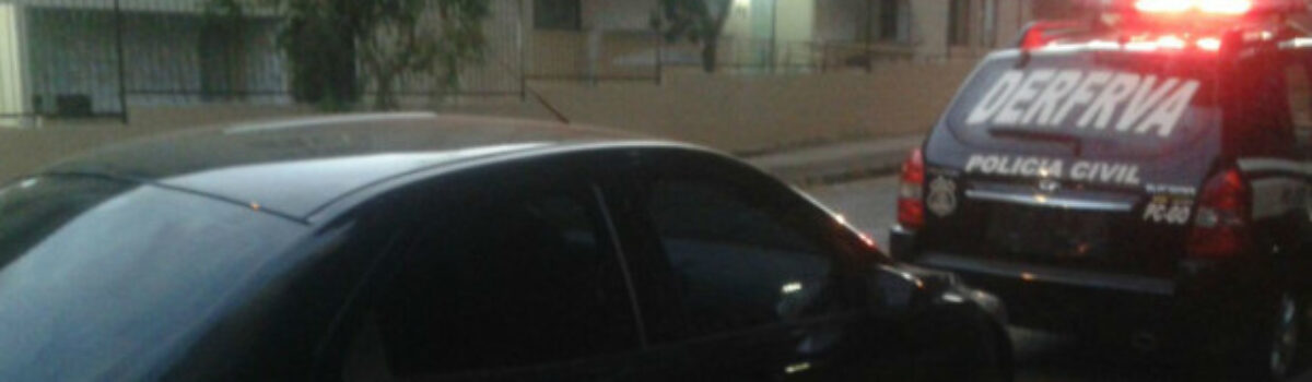 DERFRVA recupera mais um veículo roubado no Goiânia 2 em junho