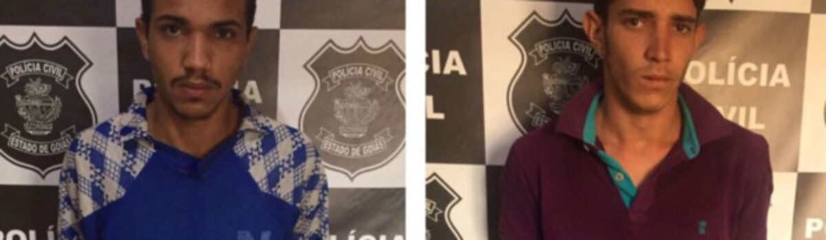 PC de Goiatuba prende autores de furto a comércio em Vicentinópolis