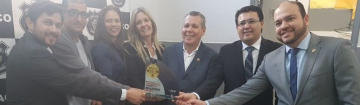 Draco recebe troféu destaque pelo desempenho na Operação Pulizia