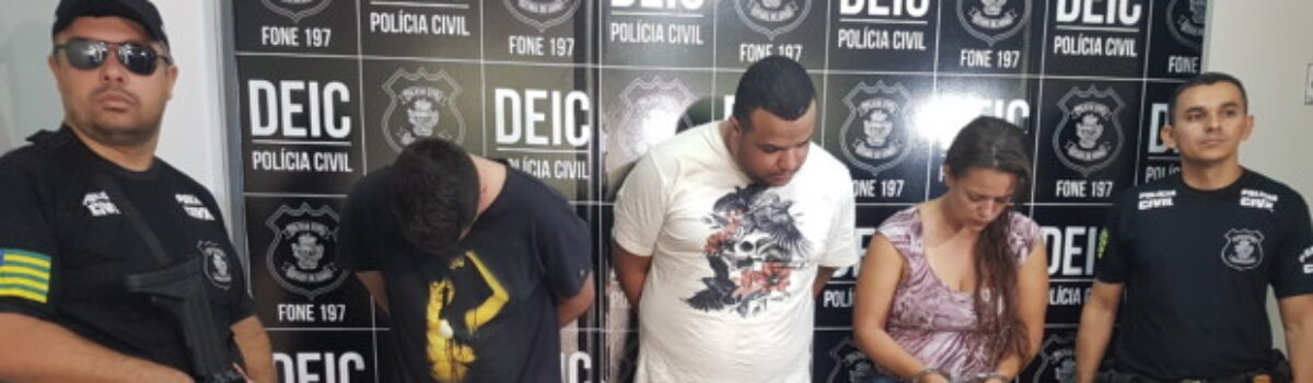 Trio que aplicava golpes em idosos é preso por policiais da Deic