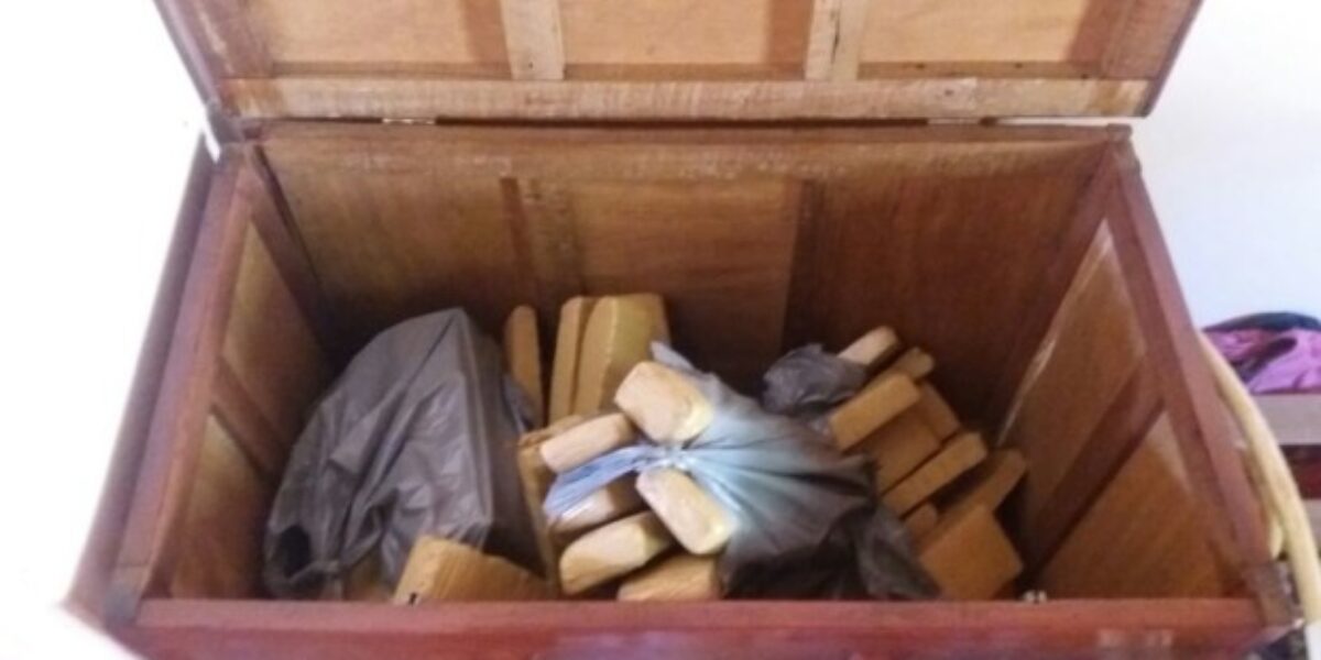 Genarc apreende 55 tabletes de maconha em Jataí