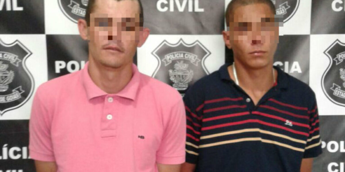 Dupla é presa em Alexânia por homicídio ocorrido em maio