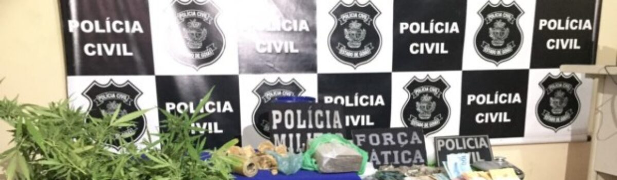 Suspeito de tráfico de drogas é preso em Aragarças
